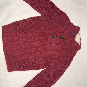 gap cable knit wool with Sherpa